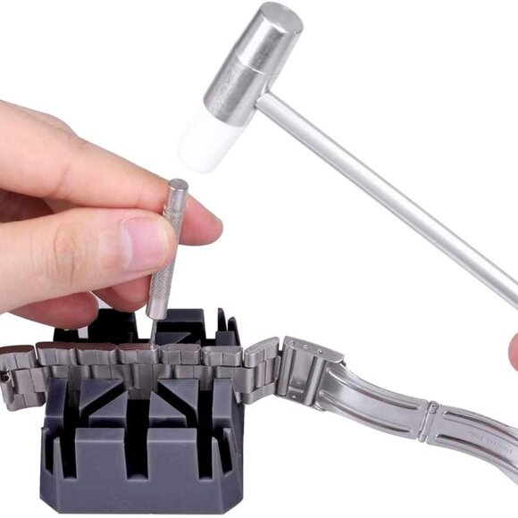 Watchmaker Jewelry Repair Tool Kit Incl. Band Pin Link Remover. Back Case Opener - Picture 4 of 7